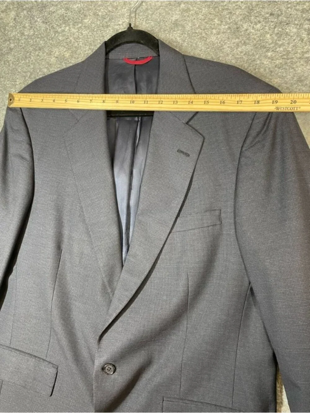 Jos. A. Bank Wool Blazer Gray Classic Career Business Formal Sport Coat Suit